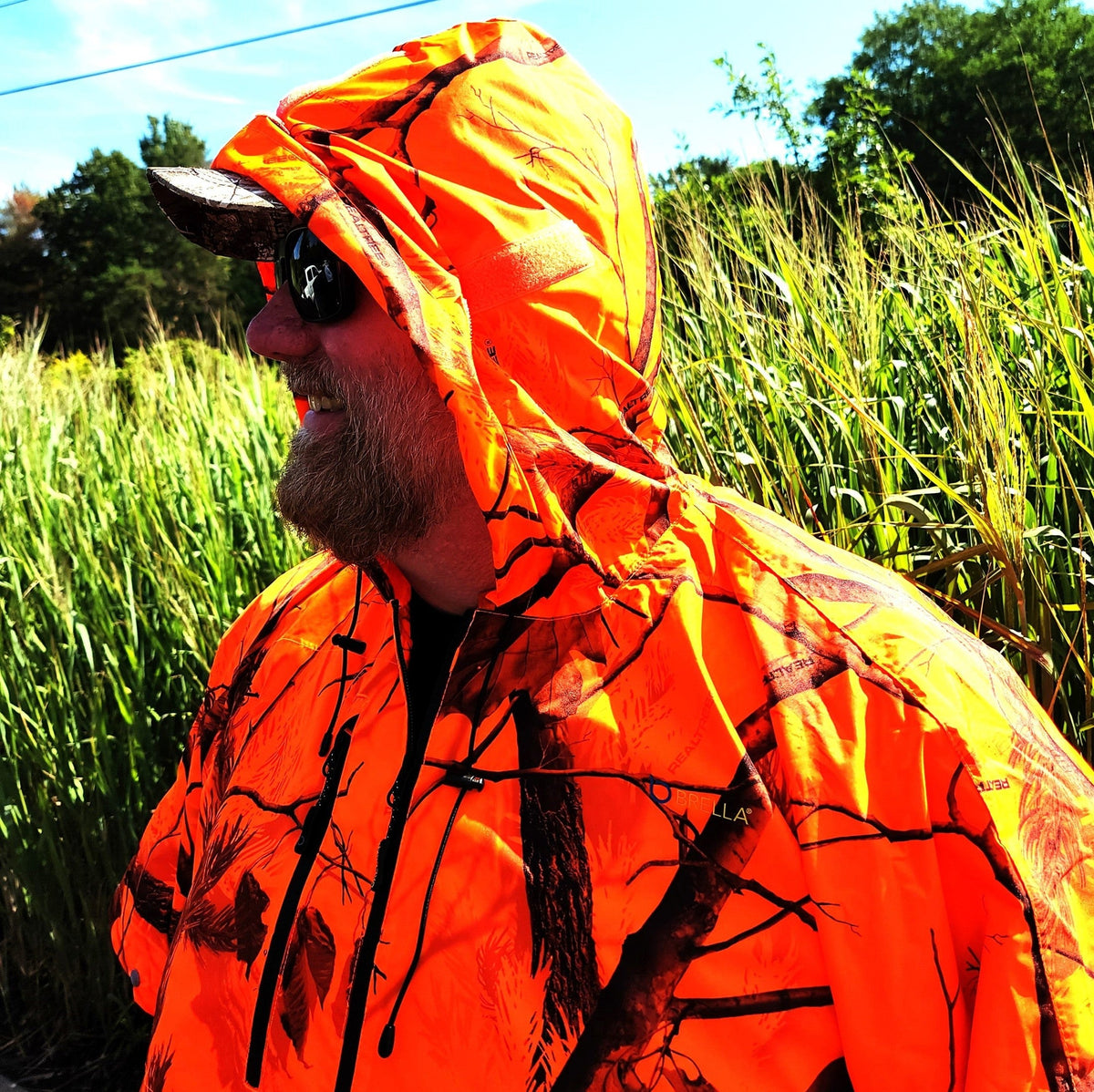 Brella Realtree AP Blaze Camo Unisex Rain Poncho