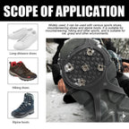 Universelle Rutschfeste Greiferspitzen, Outdoor Crampons Snowshoe Cover Mountaineering Sports Fall Easy To Wear And Take Off Shoe Cover