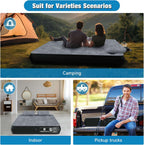 Umbrauto 5.5-6.5 ft Square Truck Bed Air Mattress with Wireless Rechargeable Pump Inflatable Full Size Pickup  Air Mattress