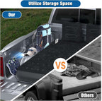 Umbrauto 5.5-6.5 ft Square Truck Bed Air Mattress with Wireless Rechargeable Pump Inflatable Full Size Pickup  Air Mattress