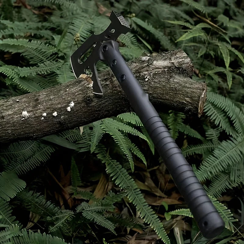 Camping Axe (Includes Sheath) | One-Piece Stainless Steel Survival Axe | Camping & Surviva(17.3l Axe | Outdoor Axe & Hatchet Combo(17.3IN)