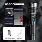 1000000LM Super Bright LED Flashlight Rechargeable USB-C Digital Display IPX8 Waterproof Long Lasting Camping Emergency 2026