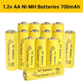 2-20Pcs AA Battery 1.2V 700mAh Ni-MH AA Rechargeable Batteries 700mAh Battery for Garden Solar Lights Toys Watch MP3 Player