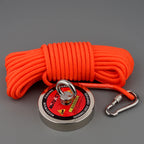 500KG Salvage Fishing Magnetic Stell Cup Holder Deep Sea Permanent Neodymium N52 Magnet With 15m Rope Gloves Bag