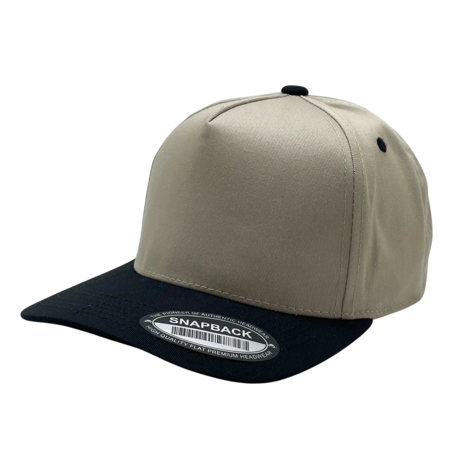 5panel Solid with Under Bill Colored Blank Caps Tcoa