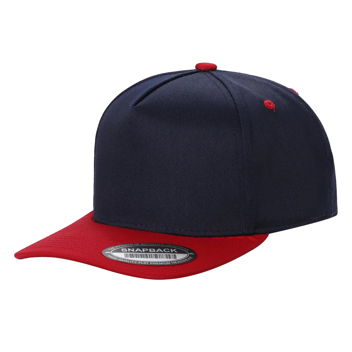 5panel Solid with Under Bill Colored Blank Caps Tcoa