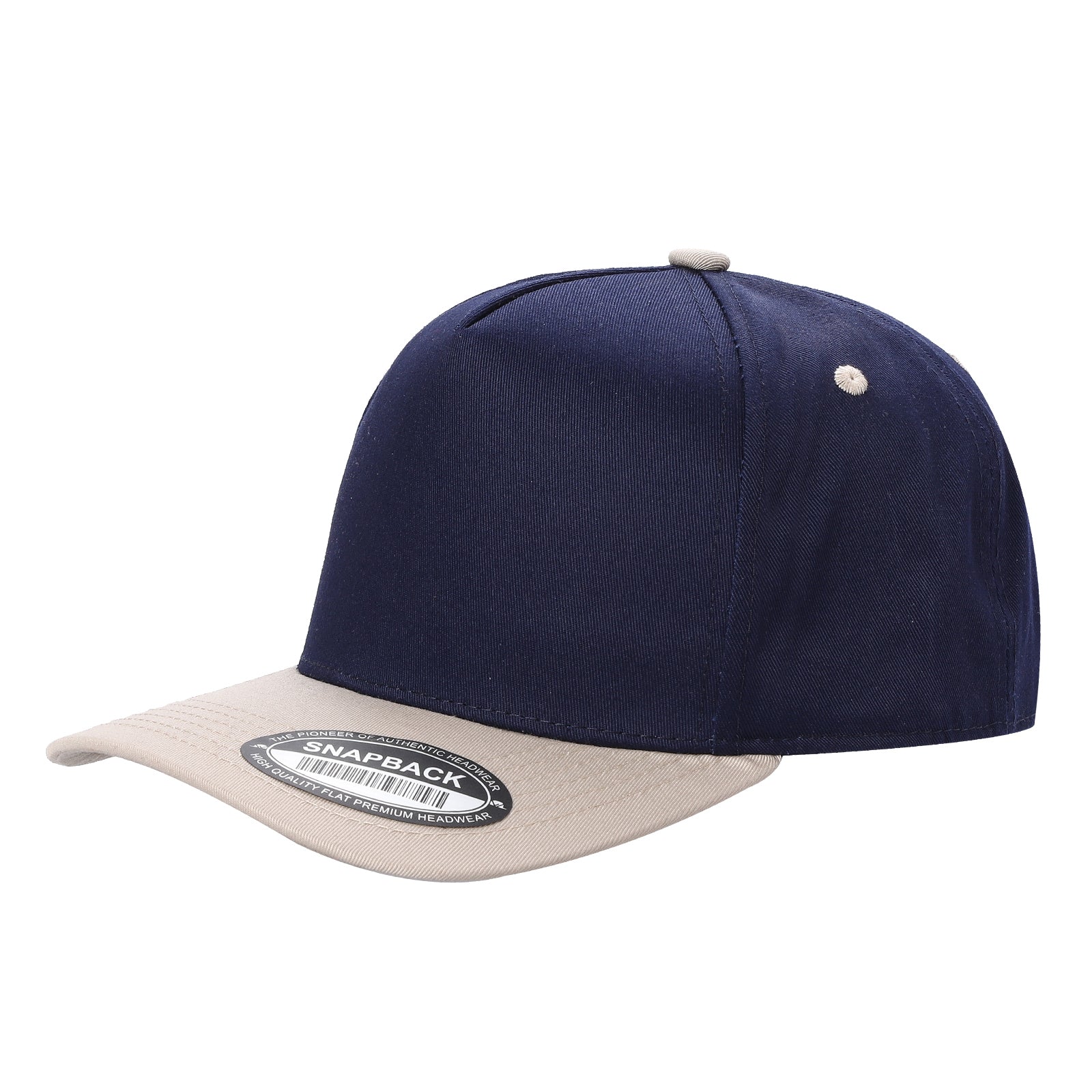 5panel Solid with Under Bill Colored Blank Caps Tcoa