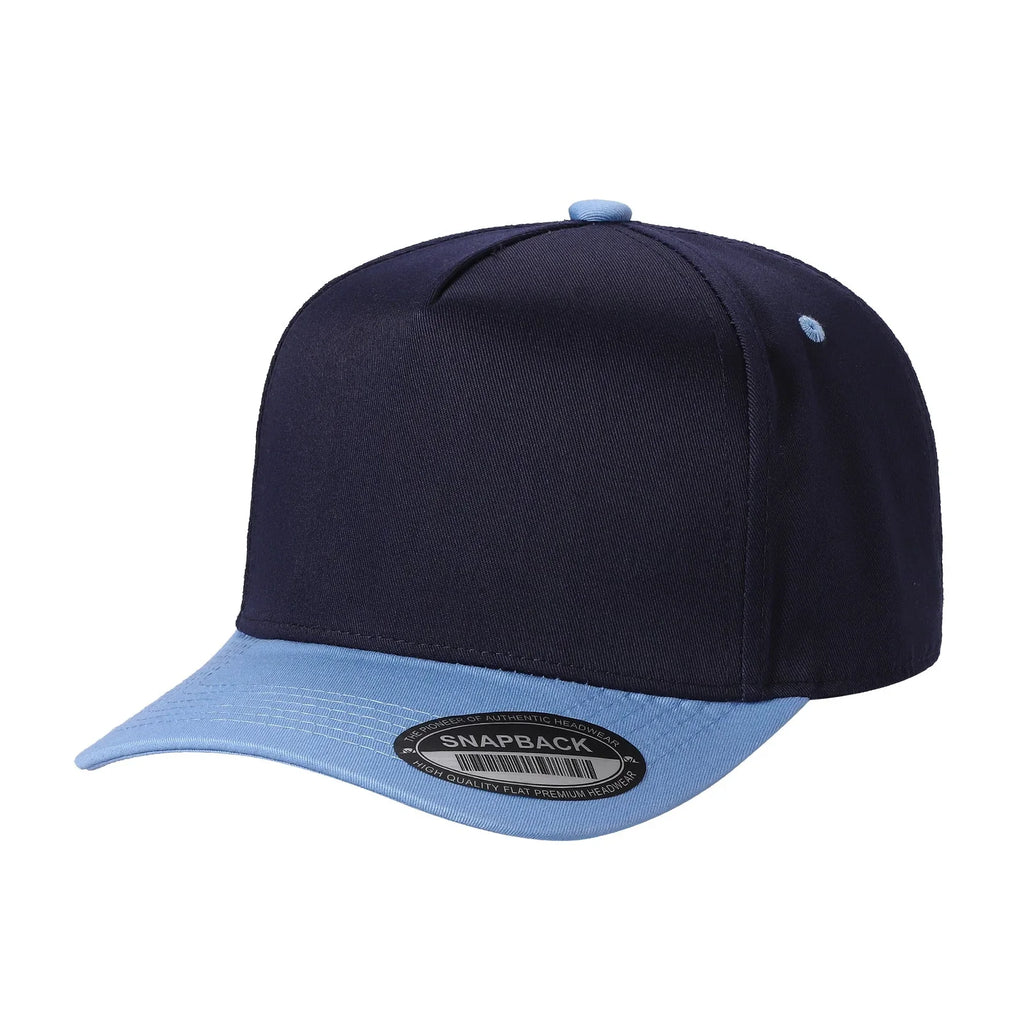 5panel Solid with Under Bill Colored Blank Caps Tcoa