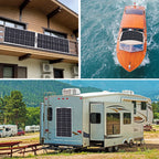 12V 50W, 19.8V 100W Flexible Photovoltaic Solar Panels, Battery Charger For Car, Boat, Camper, Campsite