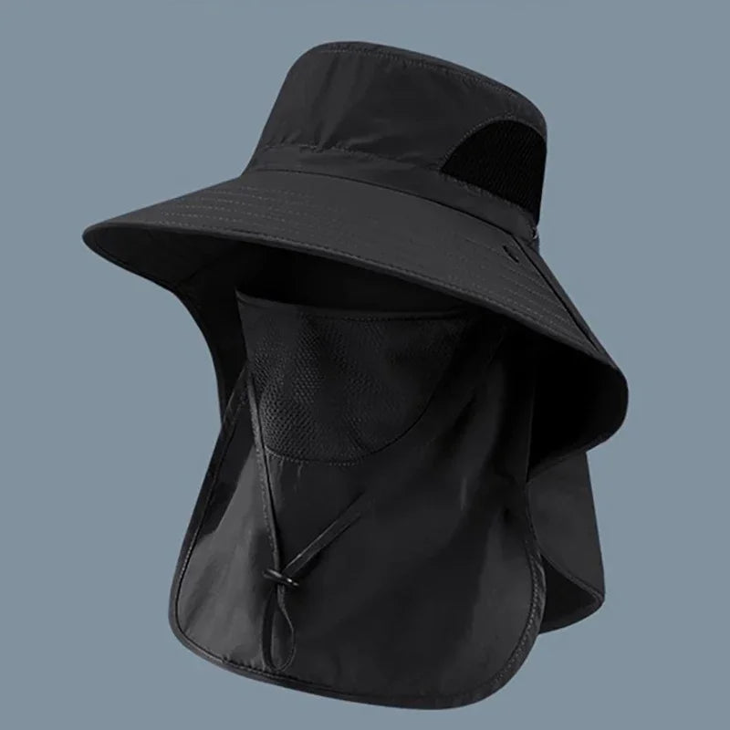 Summer Sun Hats With UV Protection For Outdoors,  Hunting, Hiking & Camping With Visor And Neck Flap For Men & Women.