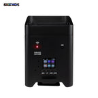 4Pcs/6pcs/8pcs Wireless Remote Control Wifi APP Smart LED Par 6x18W 6in1 RGBAW+UV Battery lamp