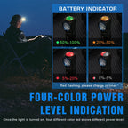 EDC Powerful LED Headlamp 1000Lumens Magnetic Rechargeable Head Lamp XP-L HI Camping Torch Flashlight