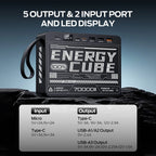 Power Bank 70000mh Power Station PD Fast Charging Powerbank External Battery Charger for Camping Outdoor