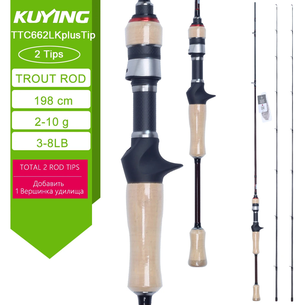 Spinning Casting Rod For Fishing Lure Rods BFS Pole Carbon 0.8-8g 1-8lb  Baitcaster