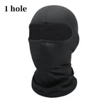Summer Black Full Face No Hole Cover Hat Women Men Cs Balaclava Cap Sun Uv Protection Bike Motorcycle Multi-Hole Ski Mask