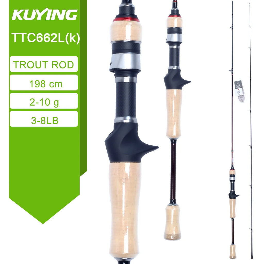Spinning Casting Rod For Fishing Lure Rods BFS Pole Carbon 0.8-8g 1-8lb  Baitcaster
