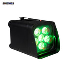 4Pcs/6pcs/8pcs Wireless Remote Control Wifi APP Smart LED Par 6x18W 6in1 RGBAW+UV Battery lamp