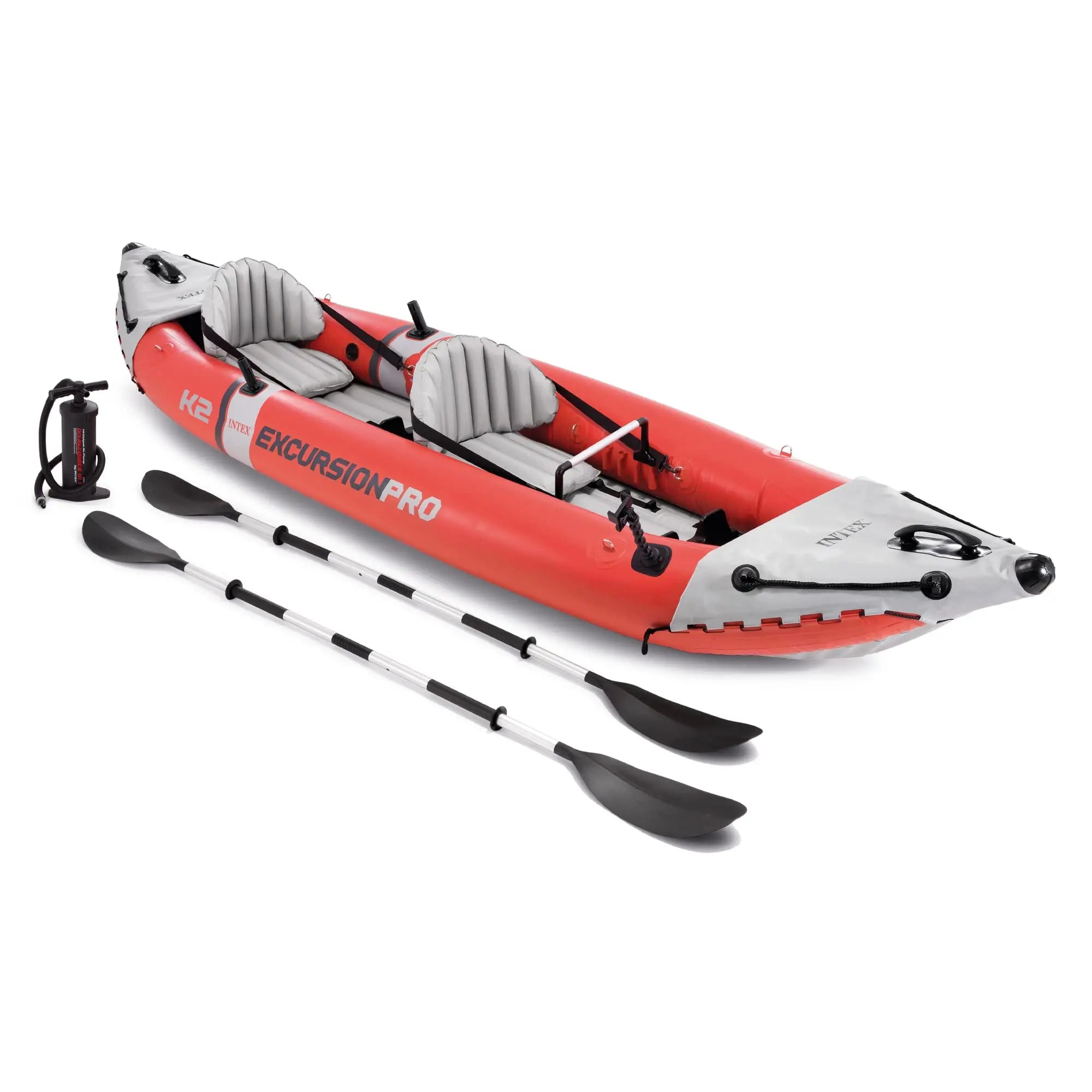 Inflatable Kayak Set: Includes Deluxe 86in Kayak Paddles and High-Output Pump – SuperTough PVC