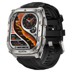 Smart Watch Stainless Steel 6-Sat GPS Offline Maps 10ATM Waterproof 45M Dive 24/7 Health Monitor for Android iOS