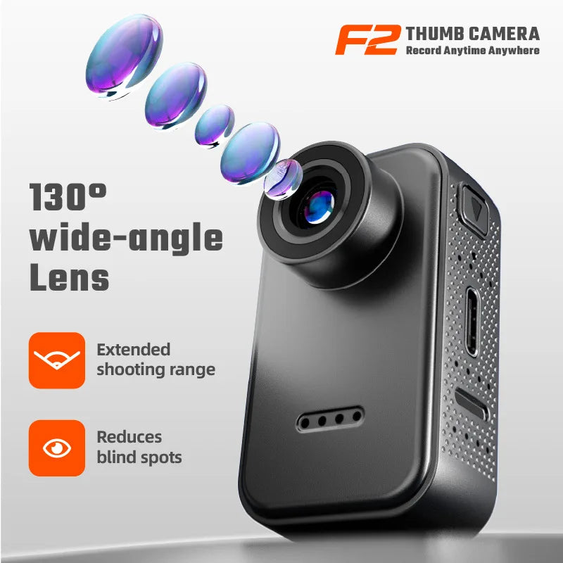 1.44-inch HD 1080p Thumb-Sized Action Camera for Kids, Outdoor Video Recorder, Mini Compact Action Camera with Memory Card
