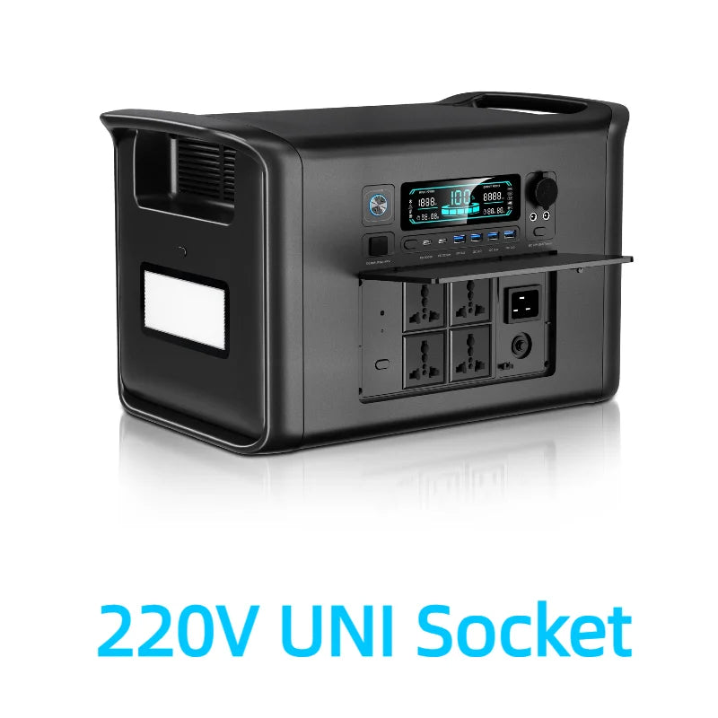 Outdoor Portable Power Station/Generator 200W 500W 1000W 1800W 2400W 2600W For Camping RV-trip UPS For Starlink