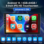 7", 9" or 10“ 2 DIN Android 15 4 GB Plus 64GB Multimedia Player GPS Navigation Tablet With Bluetooth And WIFI