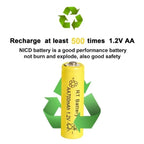 30pcs/24pcs/18pcs/12pcs/6pcs AA AAA NiMh 1.2V 700mah Rechargeable Battery Set with 6 Slot Charger