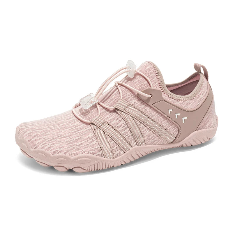 Women Water Shoes Five Fingers Barefoot Summer Upstream Wading Aqua Shoes Quick Dry Swimming Sneakers Lightweight Walking