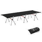 Folding Camping Cot Height Adjustable Ultralight Backpacking Cot Portable Outdoor Travel Camping Bed Tent Bed