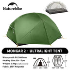 2 Person Backpacking Tent 210T Ultralight Travel Tent Waterproof Hiking Survival Outdoor Camping Tent
