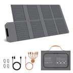 120W 80W 40W Portable Solar Panel 23.5% High Efficiency Foldable Solar Charger for Camping, RV, Emergency Power Supply