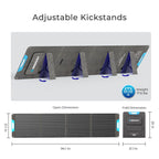 200W Portable Solar Panel, IP65 Waterproof Foldable Solar Panel Power Backup, Solar Charger for Power Station RV Camping