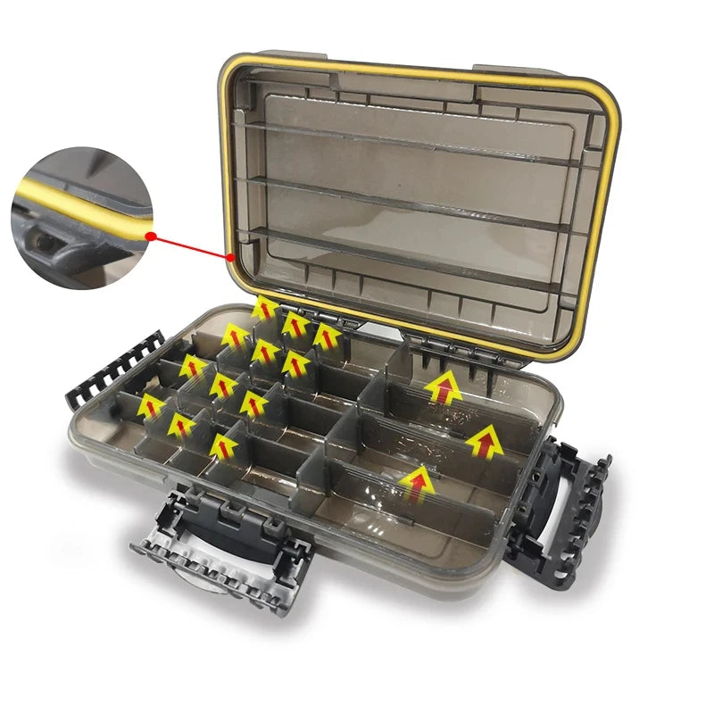 Large-Capacity Waterproof Tackle Box, Accessories, Tool, Fish Hooks,  Fake Bait, And Fishing Supplies Storage
