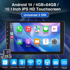 7", 9" or 10“ 2 DIN Android 15 4 GB Plus 64GB Multimedia Player GPS Navigation Tablet With Bluetooth And WIFI