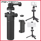 CapLock Extension Pole Tripod Selfie Stick with phone mount Set Fit Standard 1/4 Quick Release Action Camera Parts