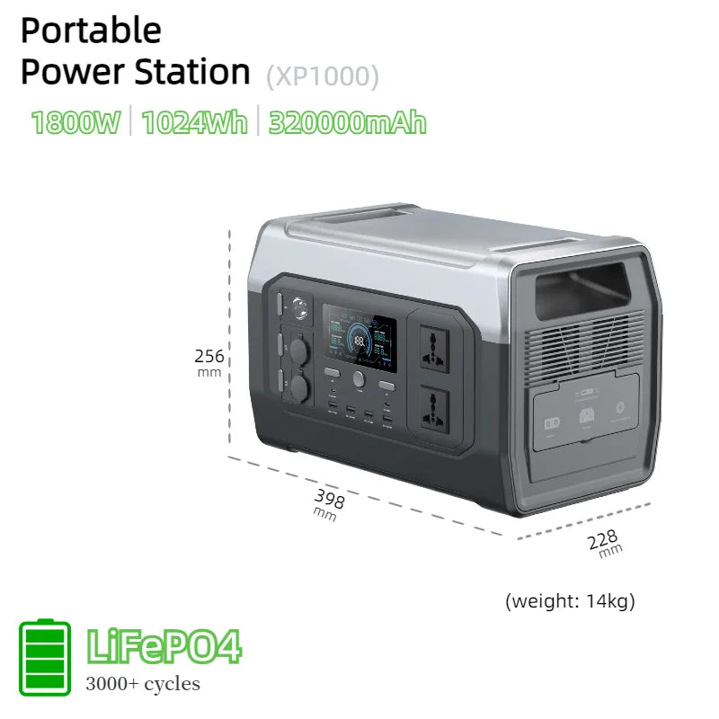 Outdoor Portable Power Station/Generator 200W 500W 1000W 1800W 2400W 2600W For Camping RV-trip UPS For Starlink
