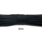 Paracord 1mm/2mm/3mm/4mm/5mm Diameter Parachute Rope Climbing Camping Survival Gear Parachute Rope Bracelet DIY Jewelry Findings