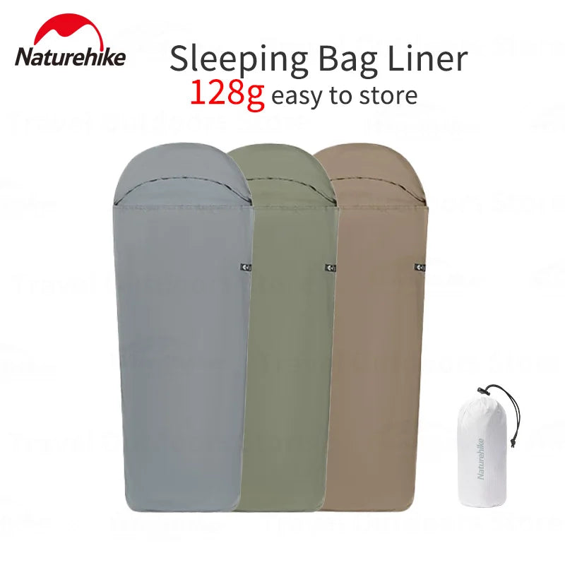 Sleeping Bag Liner 128g Ultralight Single Stretch Envelope Soft Style For Tourism Camping Sleeping Bags Accessories
