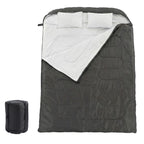 Double Sleeping Bag for Adults with Pillow Lightweight 3 Season Portable Compact Sleeping Bag for 2 Person Hiking Fishing