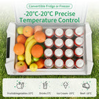 25L 35L 45L Car Refrigerator 12V Compressor Fridge Freezer 12/24V DC 100-240V AC Portable Cooler for Camping Travel