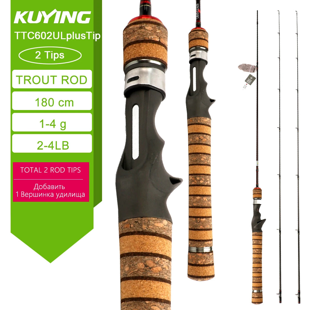 Spinning Casting Rod For Fishing Lure Rods BFS Pole Carbon 0.8-8g 1-8lb  Baitcaster