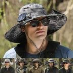 Outdoor Camping Fishing Hiking Sunscreen Fisherman Hat Solar Fan Cap Portable Solar Charging Cap with Fan Suitable