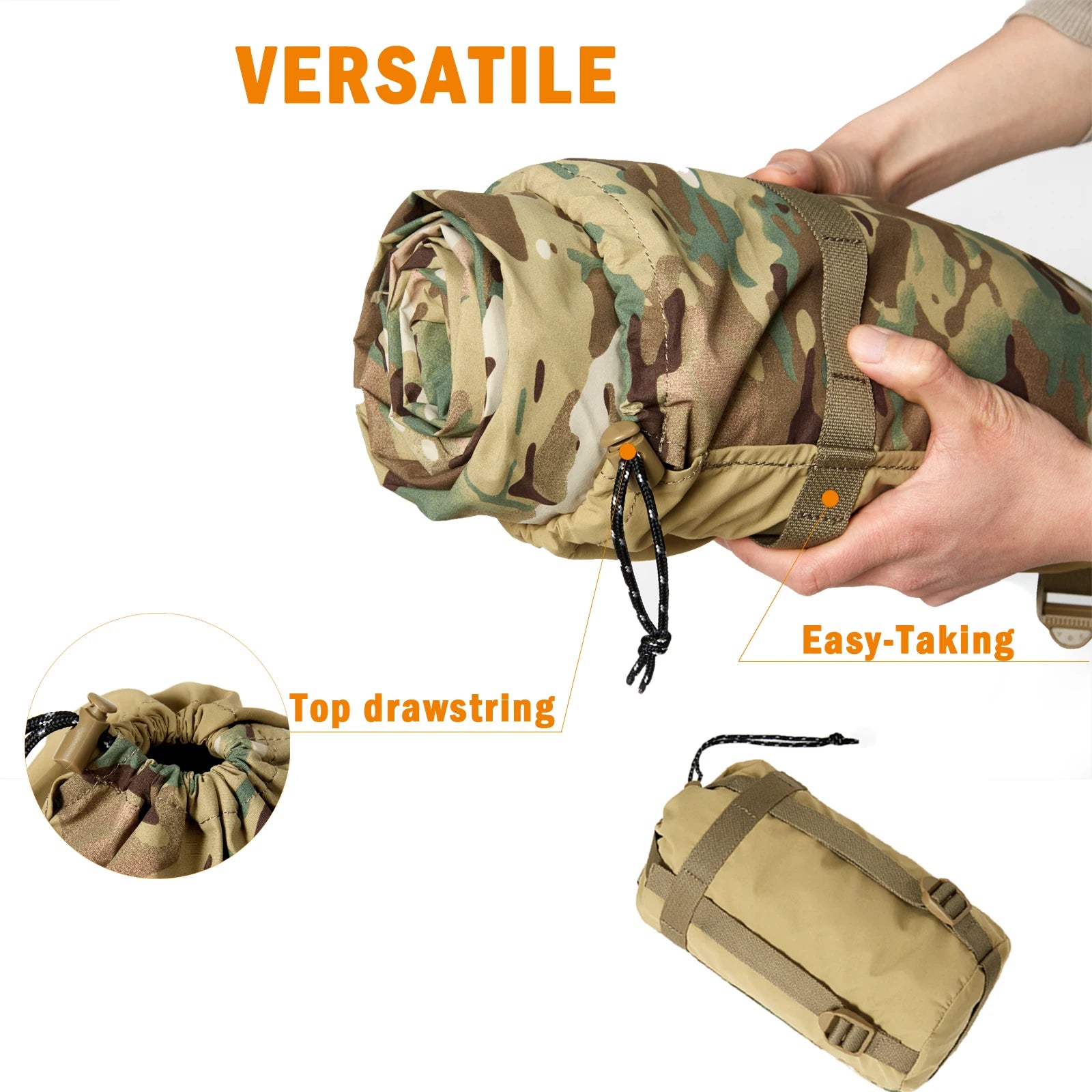 Bivy Cover Sack FBivy Cover Sack or Military Modular Sleeping System, Waterproof Outer Shell For Sleeping Bag, Minimalist Stealth Shelter