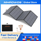 400W Portable Solar Panel 31 V Foldable Solar Panels Charger with 7 in 1 Solar Cable for Camping , Outdoor, Powerstation