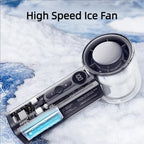 Semiconductor Refrigeration High-speed Handheld Electric Fan 3000mAh USB Portable Rechargeable Outdoor Small Fan
