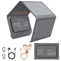 120W 80W 40W Portable Solar Panel 23.5% High Efficiency Foldable Solar Charger for Camping, RV, Emergency Power Supply