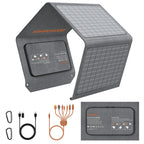 120W 80W 40W Portable Solar Panel 23.5% High Efficiency Foldable Solar Charger for Camping, RV, Emergency Power Supply