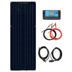 12V 50W, 19.8V 100W Flexible Photovoltaic Solar Panels, Battery Charger For Car, Boat, Camper, Campsite