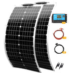 12V 50W, 19.8V 100W Flexible Photovoltaic Solar Panels, Battery Charger For Car, Boat, Camper, Campsite