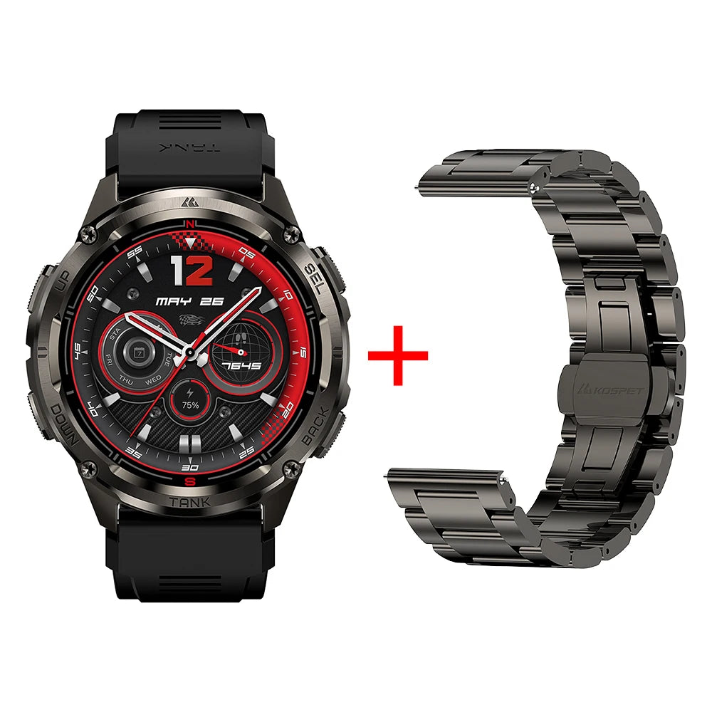 Ultra 2 GPS Smart Watches Men Compass Altimeter Barometric 5ATM IP69K Waterproof AMOLED Bluetooth Call Mens Watch
